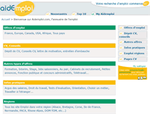 Tablet Screenshot of aidemploi.com